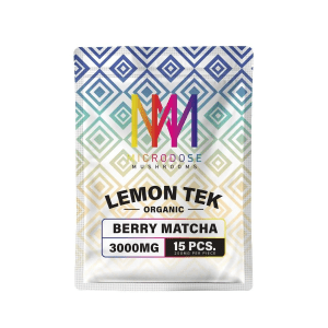 Microdose Mushrooms - Lemon Tek Berry Matcha ~ 3000mg
