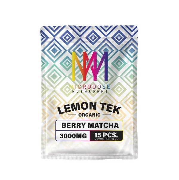 Microdose Mushrooms – Lemon Tek Berry Matcha ~ 3000mg