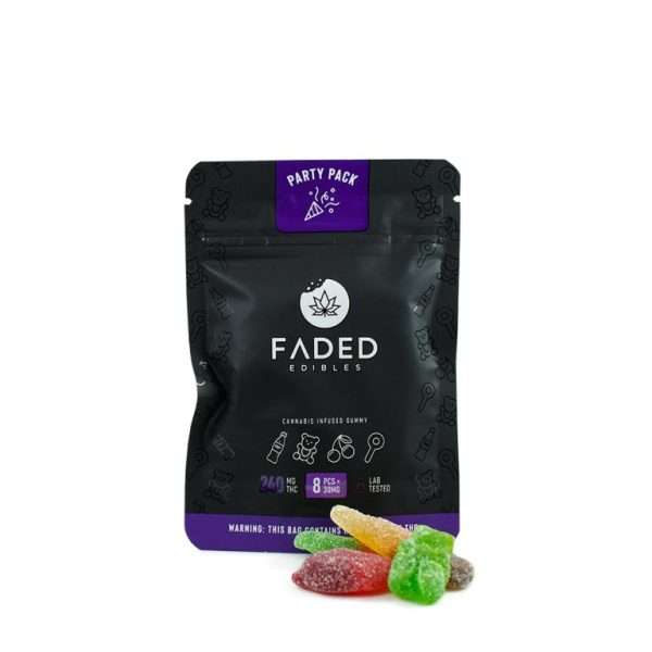 Faded Cannabis Co. – Party Pack Gummies ~ 240mg