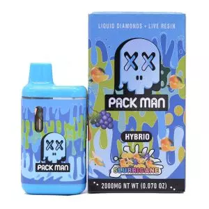 PackMan – 2g Disposable Vape Pen [Live Resin + Liquid Diamonds] ~ Slurricane