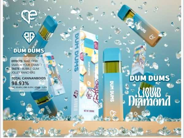 Liquid Diamond byfavorites – 2g Disposable Vape Pen ~ Dum Dums