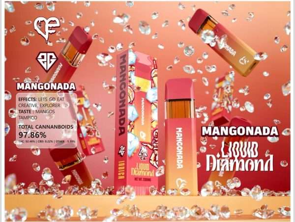 Liquid Diamond byfavorites – 2g Disposable Vape Pen ~ MangoNada