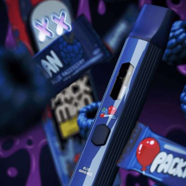 PackMan – 2g Disposable Vape Pen [Live Resin + Liquid Diamonds] ~ Blue Airheadz