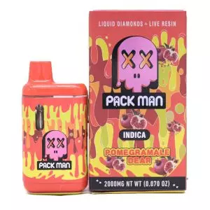 PackMan – 2g Disposable Vape Pen [Live Resin + Liquid Diamonds] ~ Pomegramle Dear